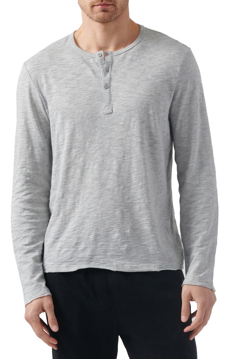 ATM Anthony Thomas Melillo Raw Edge Henley, Main, color,
