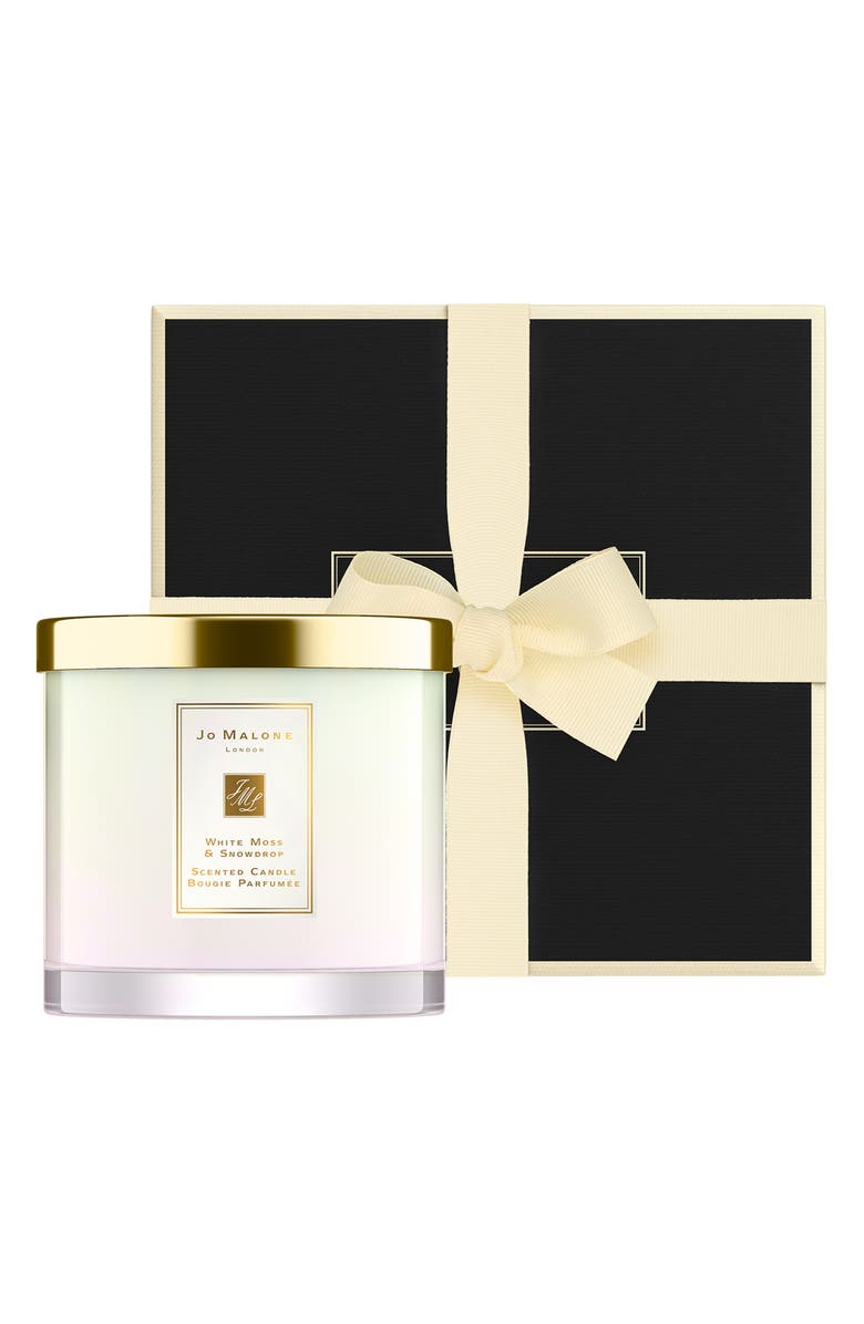 Jo Malone London<sup>™</sup> White Moss & Snowdrop Scented Candle, Main, color, 