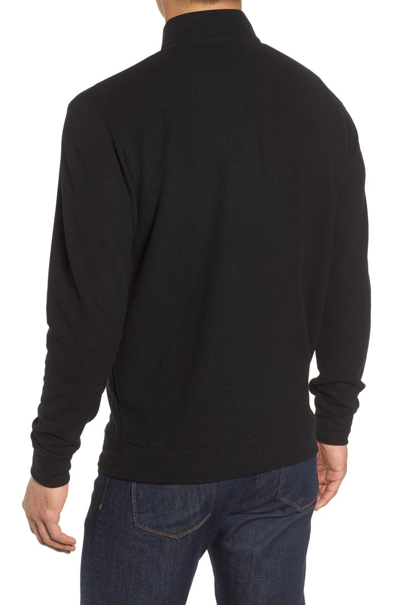 Peter Millar Mélange Fleece Quarter Zip Pullover, Alternate, color,