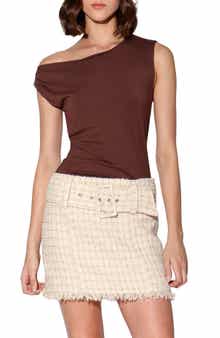 Walter Baker Vivian Tweed Miniskirt