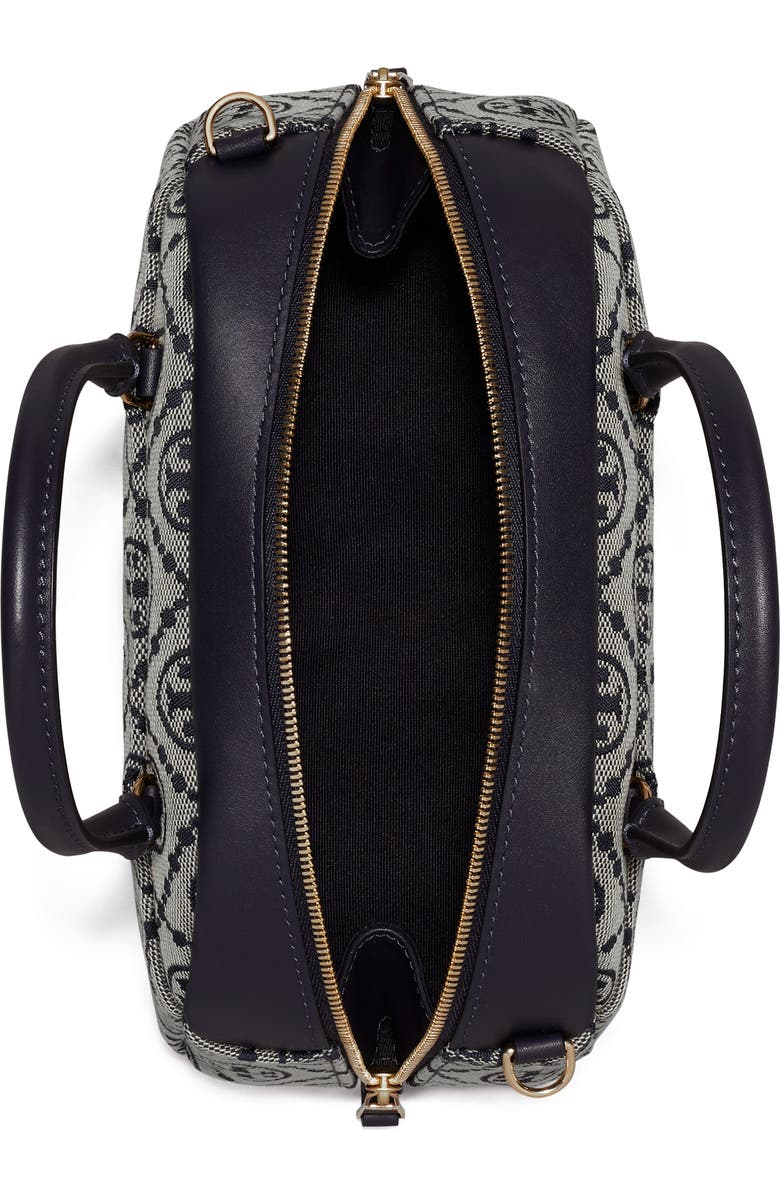 Tory Burch Small Bowler Top Handle Bag, Alternate, color, Tory Navy