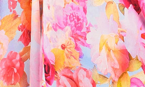 L Agence Kara Soft Cloud Maxi Kimono In Pink