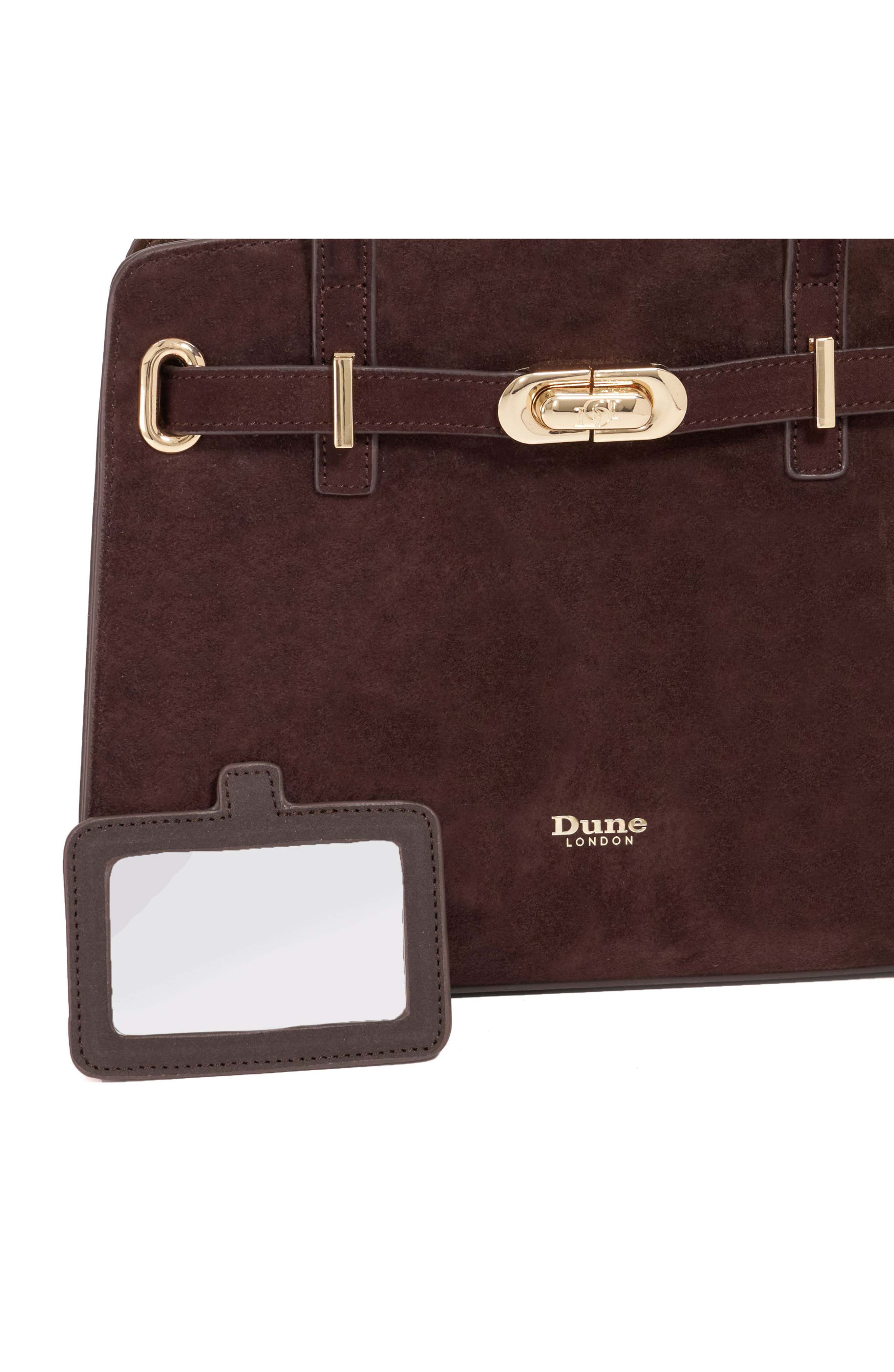 Dune London Dinidefine Tote, Alternate, color, Brown