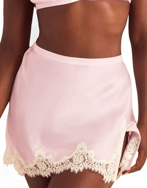 Vegan Atelier Collection Silk Slip Skirt Lingerie