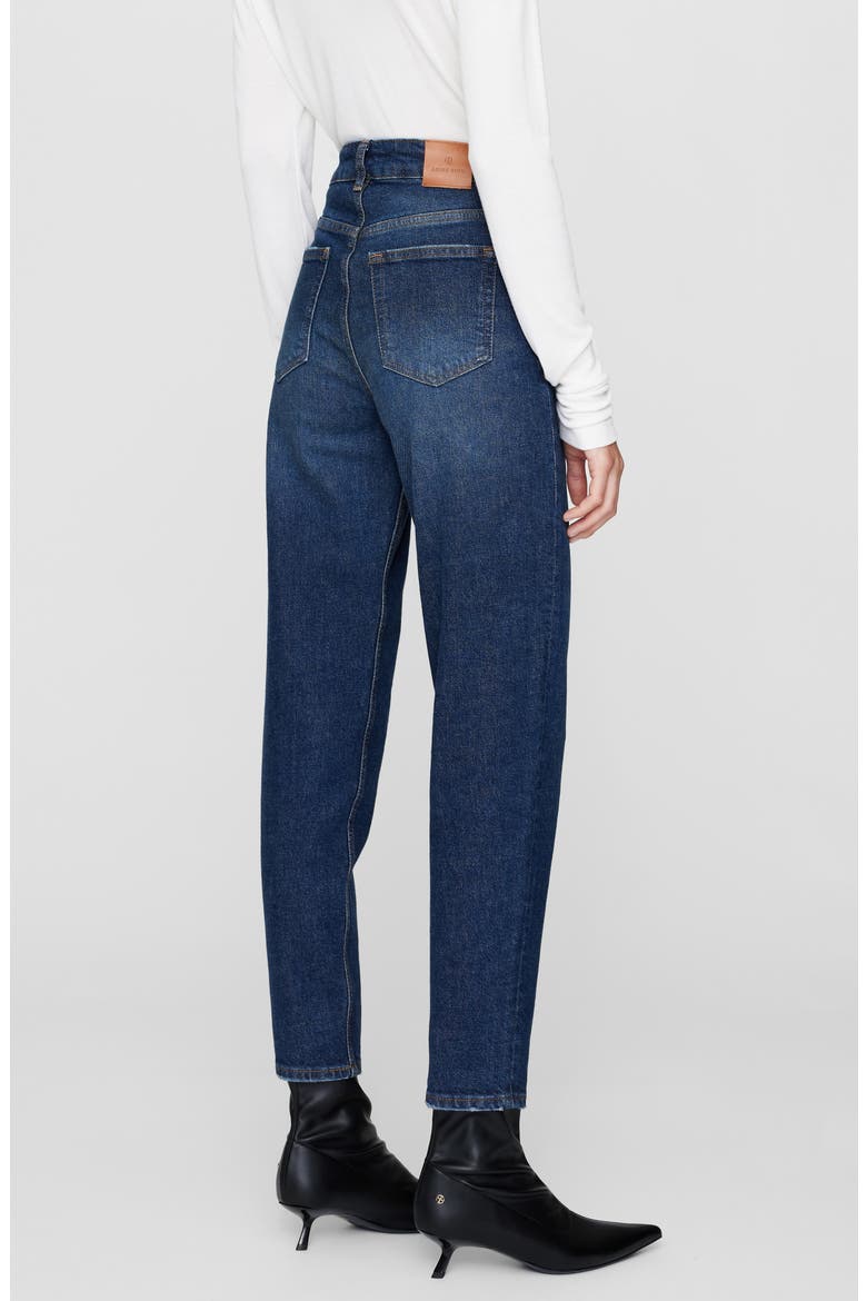 Clyde High Waist Tapered Leg Jeans, Alternate, color, MARE BLUE