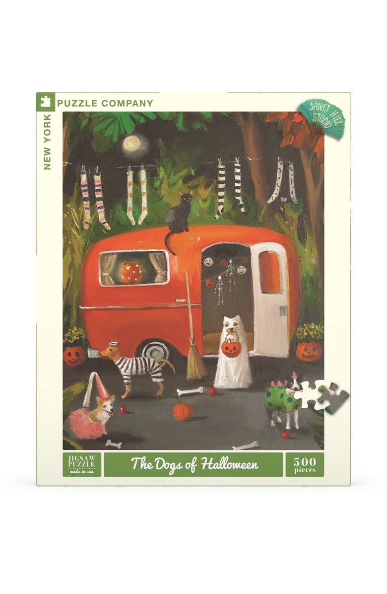 NEW YORK PUZZLE COMPANY The Dogs of Halloween 500 Piece Puzzle, Alternate, color, NO COLOR