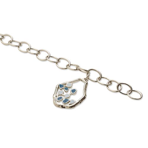 Dhwani Bhansal Laza Bracelet In White Rhodium Plated