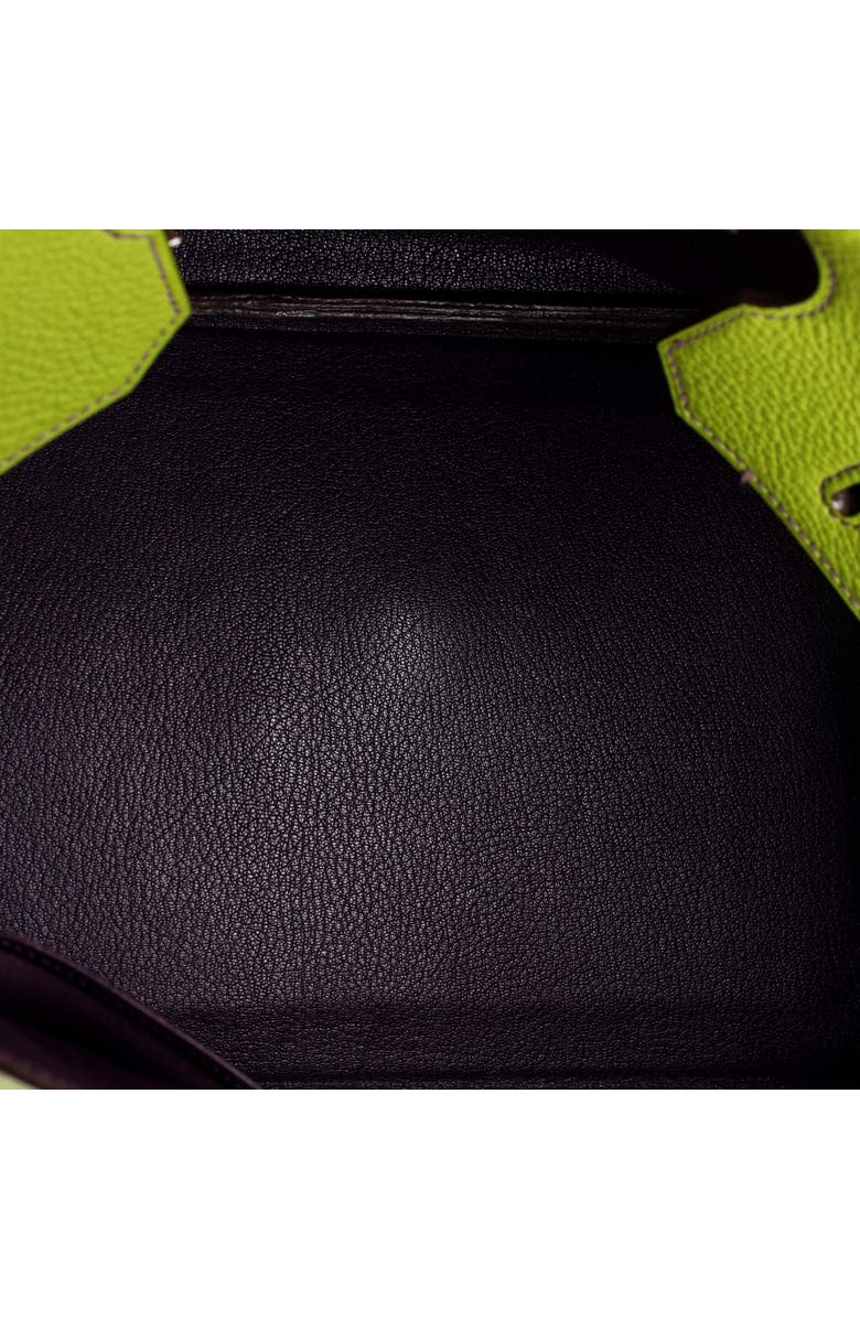 Pre-Owned Hermes Birkin Handbag Verso Togo with Palladium Hardware 35, Alternate, color, Verso - Vert Anis/Raisin