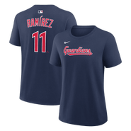 Nike Women's Nike José Ramírez Navy Cleveland Guardians Name & Number T-Shirt