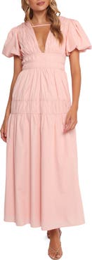 Petal & Pup Joedy Puff Sleeve Maxi Dress