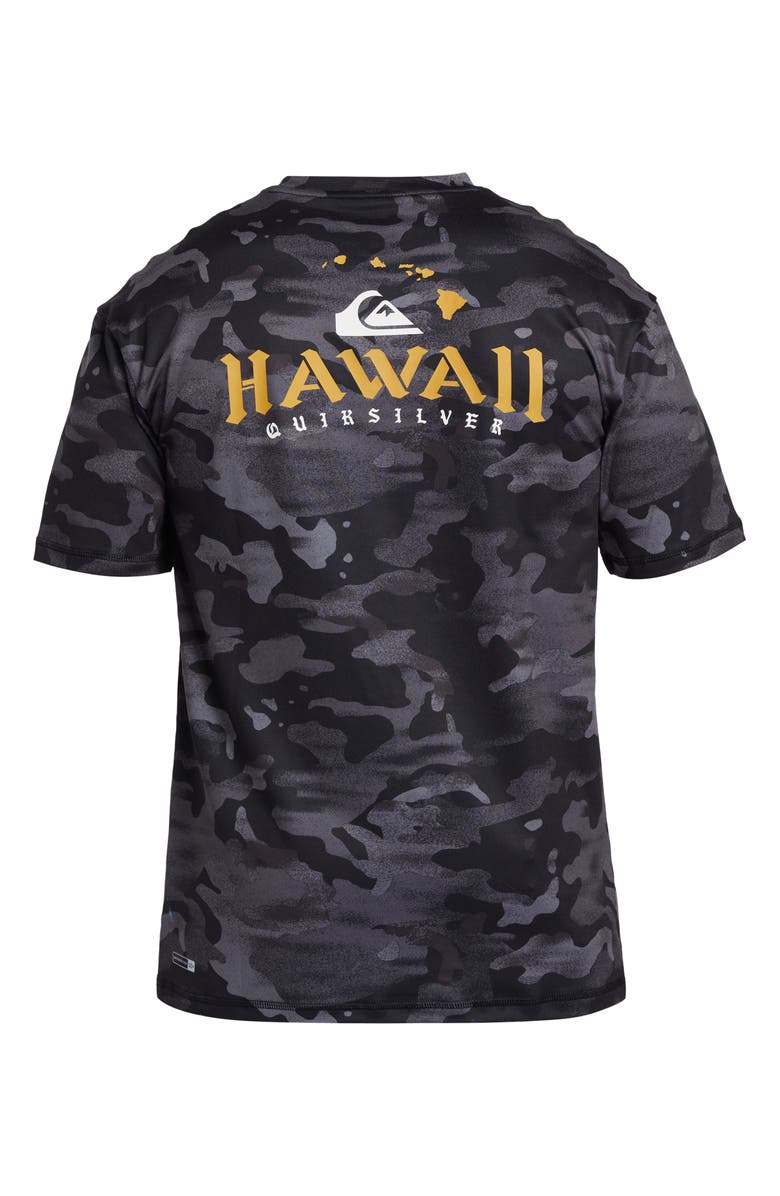 Quiksilver HI Royalty Surf Short Sleeve Rashguard, Alternate, color,