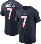 Nike Men's Nike C.J. Stroud Navy Houston Texans 2023 NFL Draft First Round Pick Player Name & Number T-Shirt