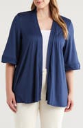 24seven Comfort Apparel Open Front Cardigan