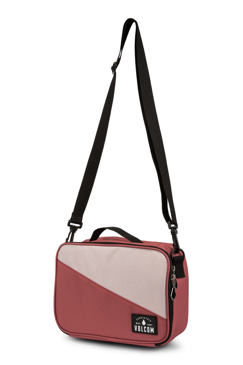 Brown Bag Lunch Box, Alternate, color, DUST RED