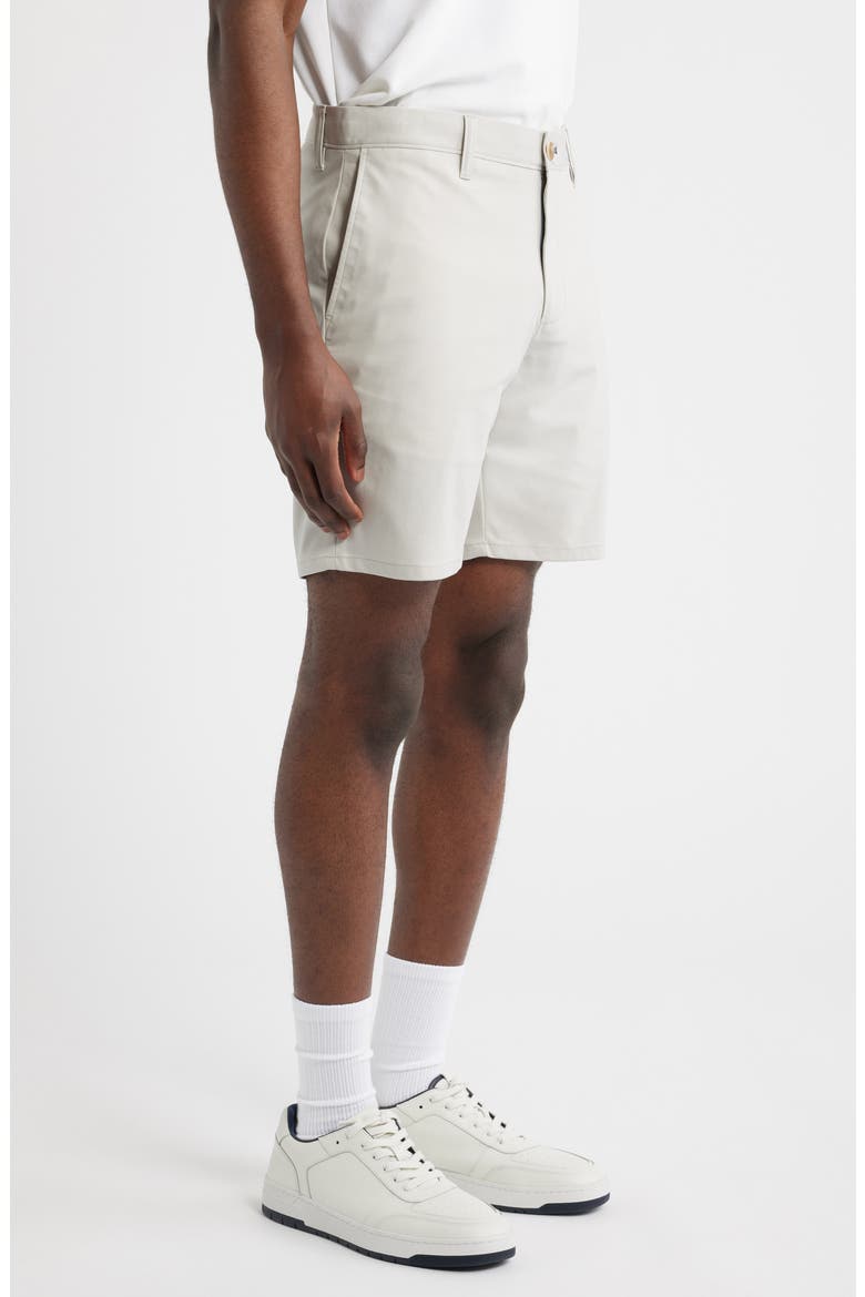 Jupiters Stretch Cotton Blend Chino Shorts, Alternate, color, SEAL