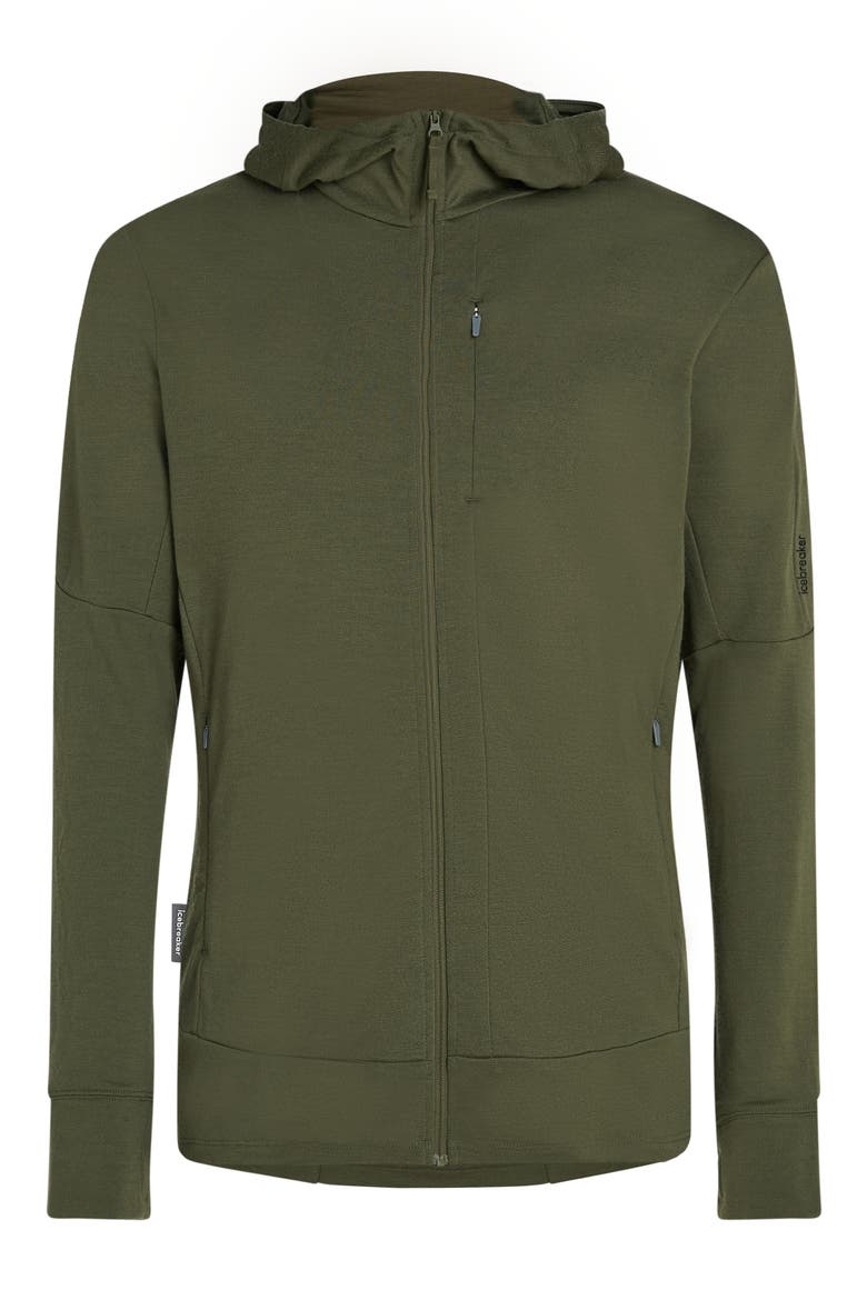 260 Quantum Merino Wool Hooded Jacket, Alternate, color, LODEN
