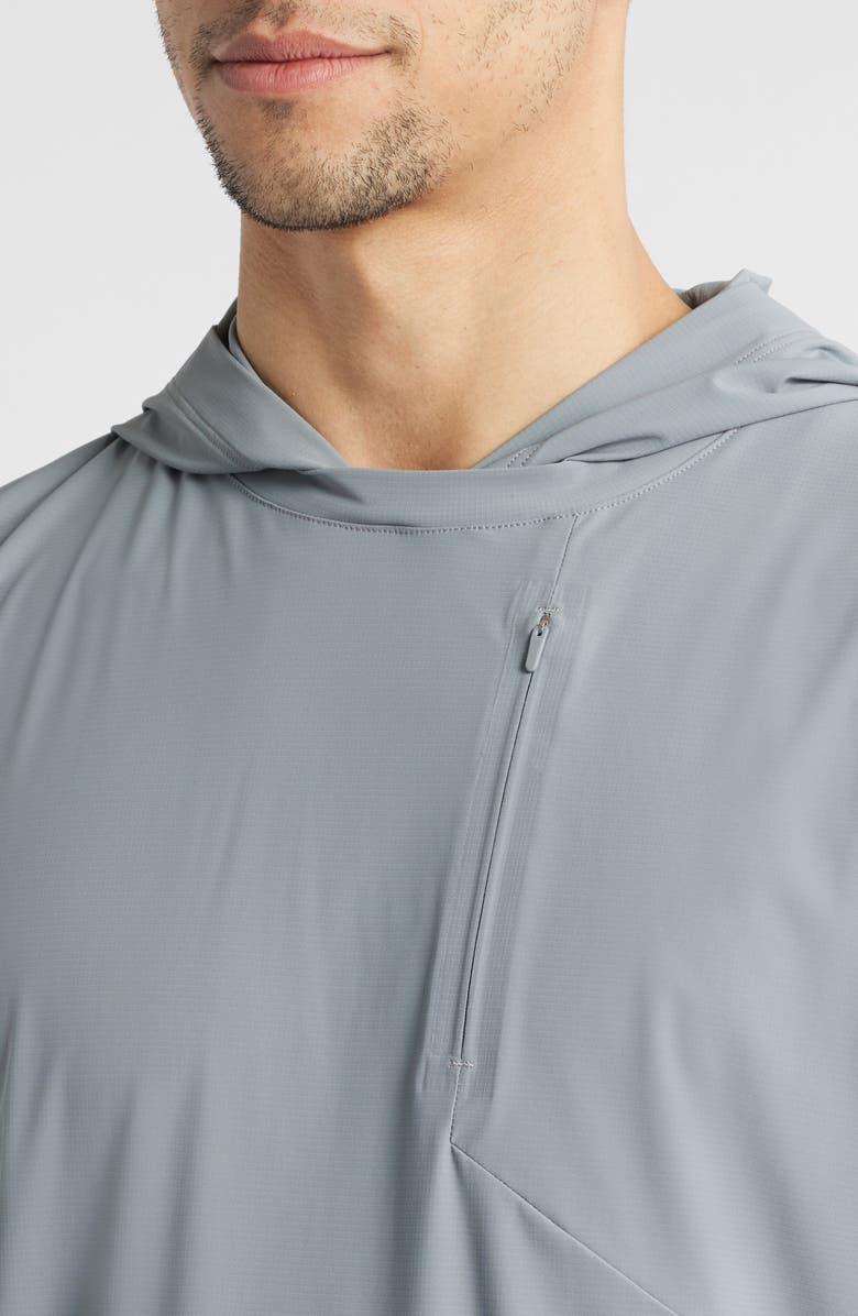 johnnie-O Maxwell Hooded Long Sleeve T-Shirt, Alternate, color, Thunder