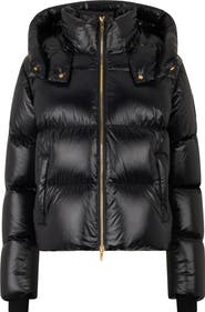 Moose Knuckles Moonstone Water Repellent 800 Fill Power Down Jacket with Removable Hood