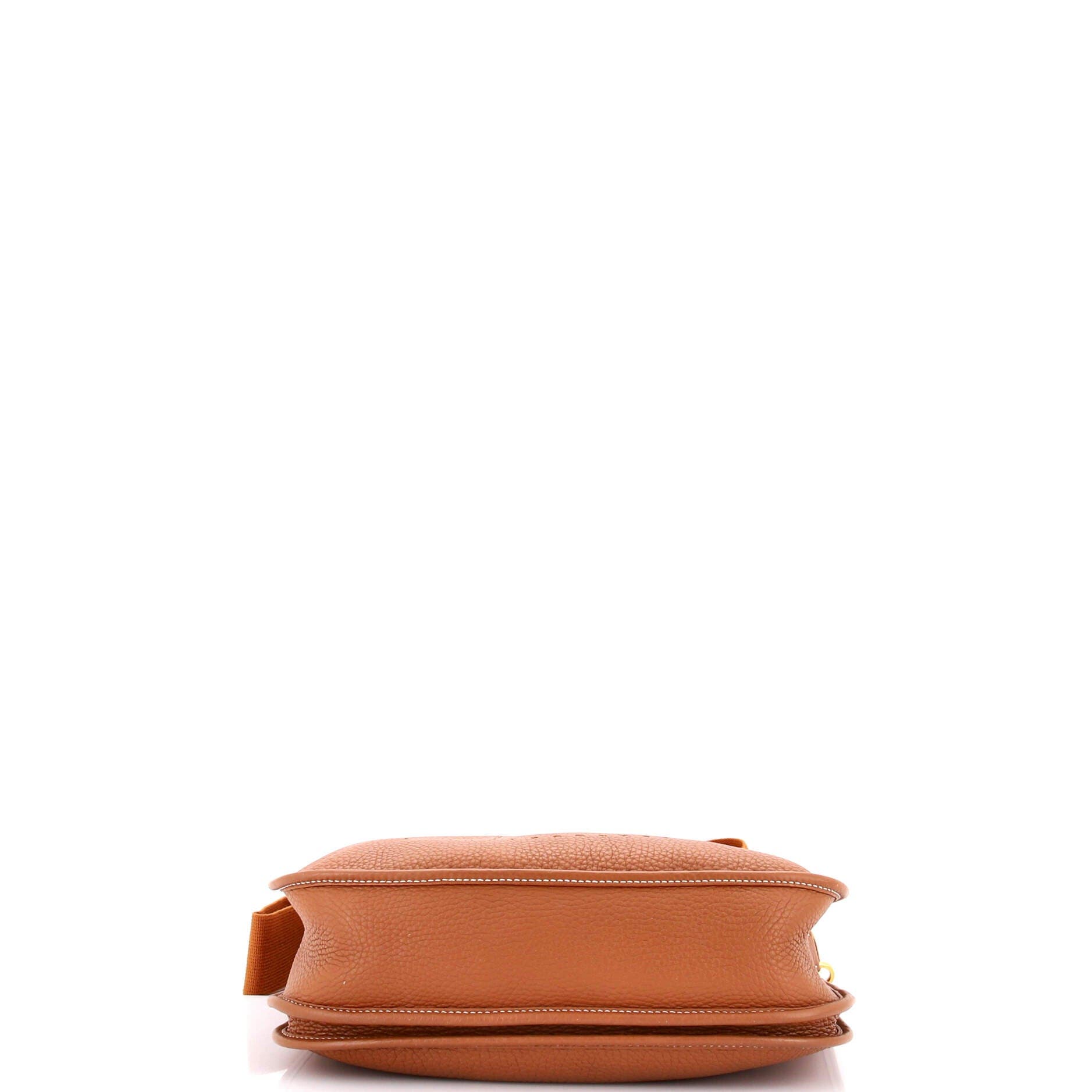 Pre-Owned Hermes Evelyne Bag Gen III Clemence PM, Alternate, color, Gold