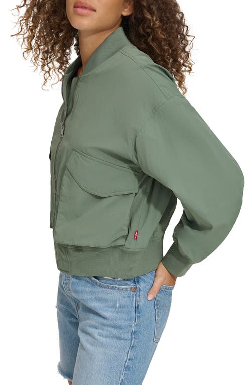 Levi's® Techy Nylon Bomber Jacket In Dark Forest