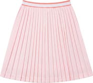 Charlotte & George Stripe Pleated Elastic Waist Skirt