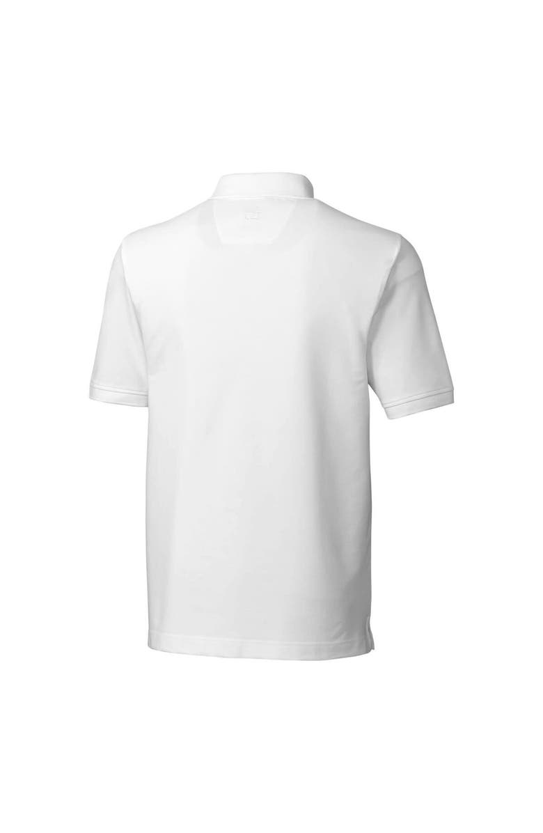 Cutter & Buck Men's Cutter & Buck White Buffalo Bills Advantage Tri-Blend Pique Big & Tall Throwback Polo, Alternate, color,