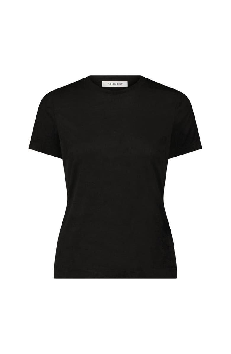 The Noli Shop Amaya Suede T-Shirt, Alternate, color,