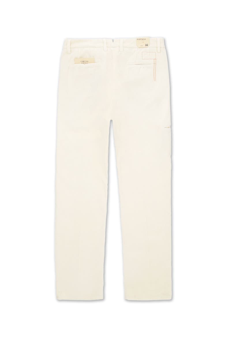 Pences Corduroy Pleated Trousers, Alternate, color, WHITE