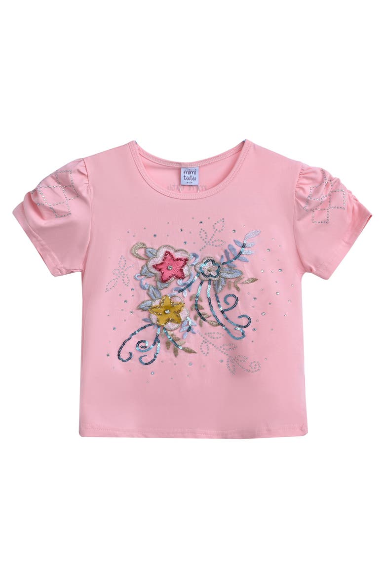Flowers T-Shirt, Main, color, Pink
