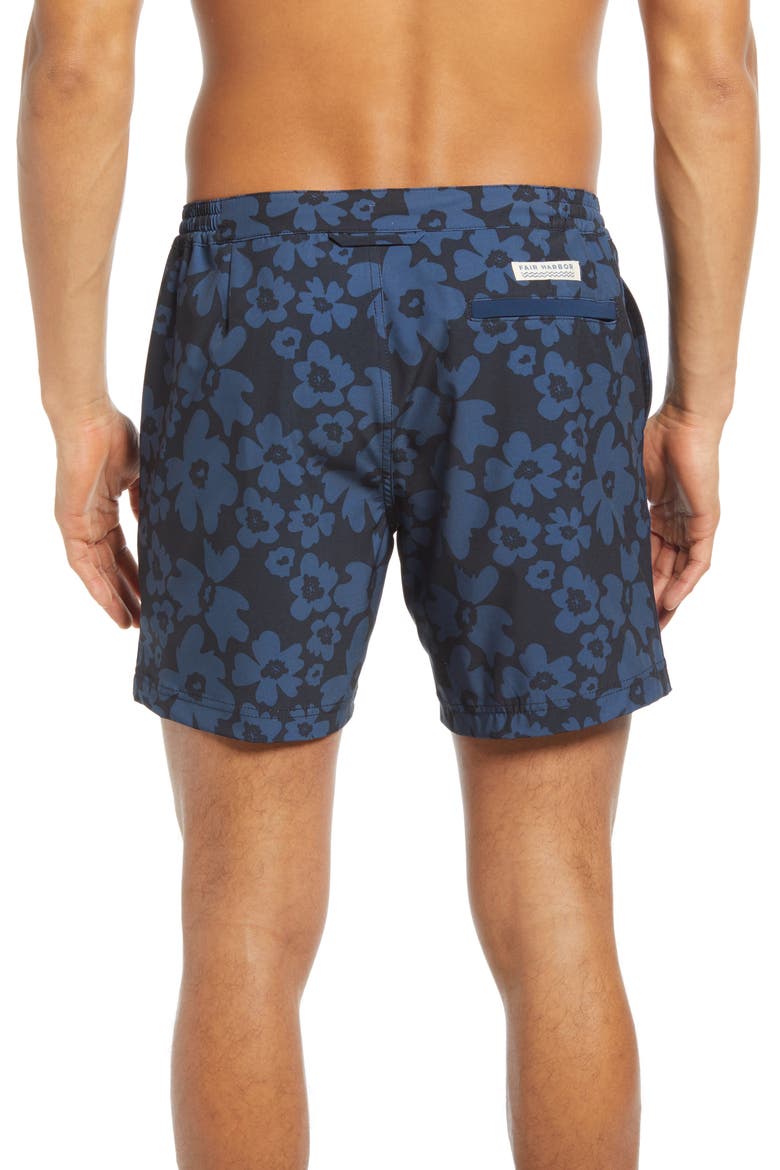 The Sextant Swim Trunks, Alternate, color, NAVY FLORAL
