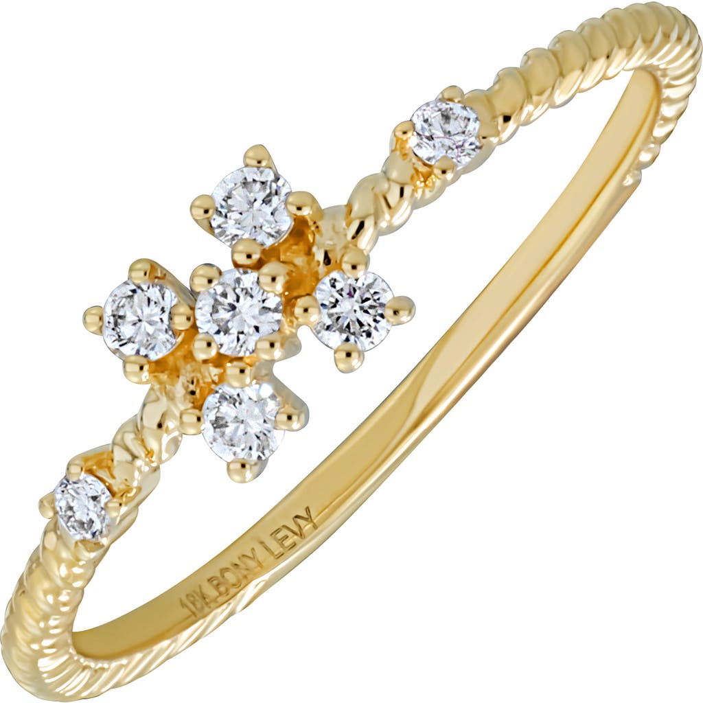 Bony Levy Liora 18k Yellow Gold Diamond Stackable Ring In 18k Yellow Gold