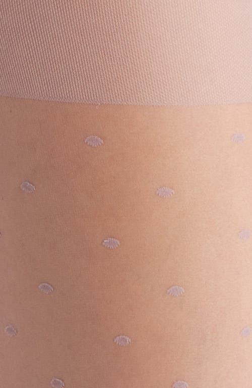 Nordstrom Polka Dots Tights In Purple Heron