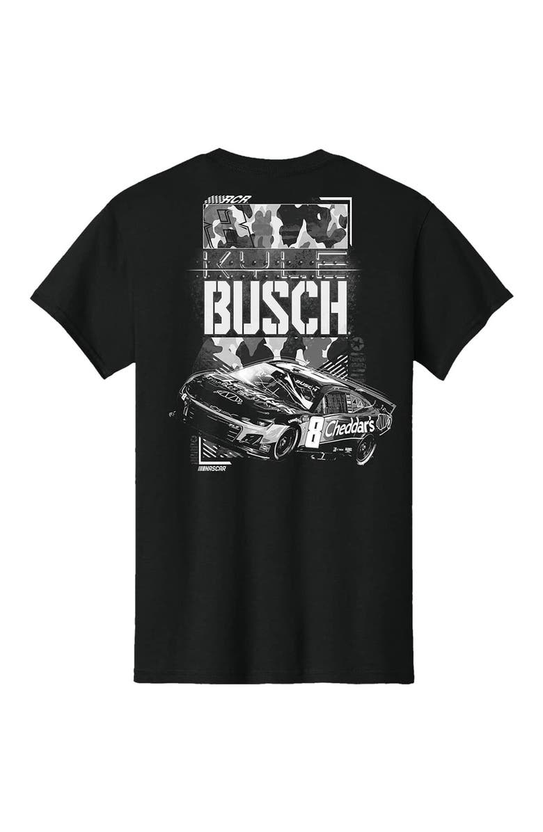 NASCAR Men's Richard Childress Racing Team Collection Black Kyle Busch Cheddar's Tonal T-Shirt, Alternate, color, Black