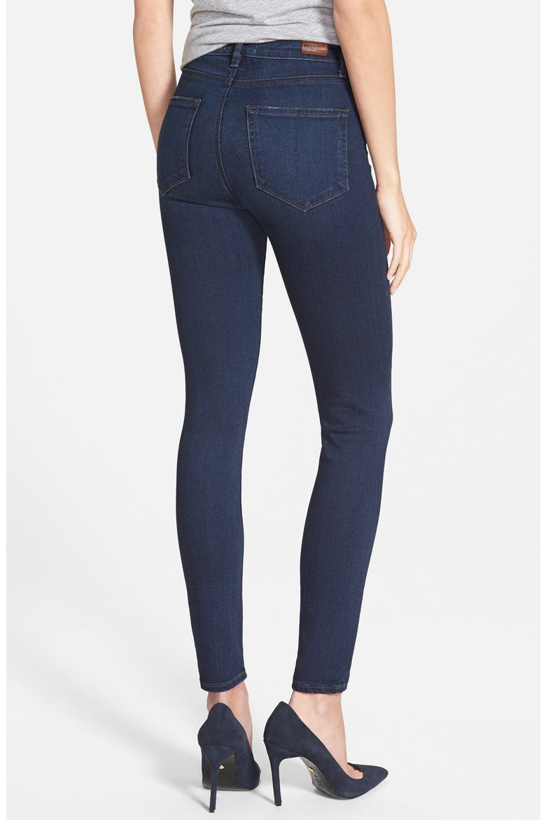 Denim 'Hoxton' High Rise Ultra Skinny Jeans (Nordstrom Exclusive), Alternate, color, TAKARA