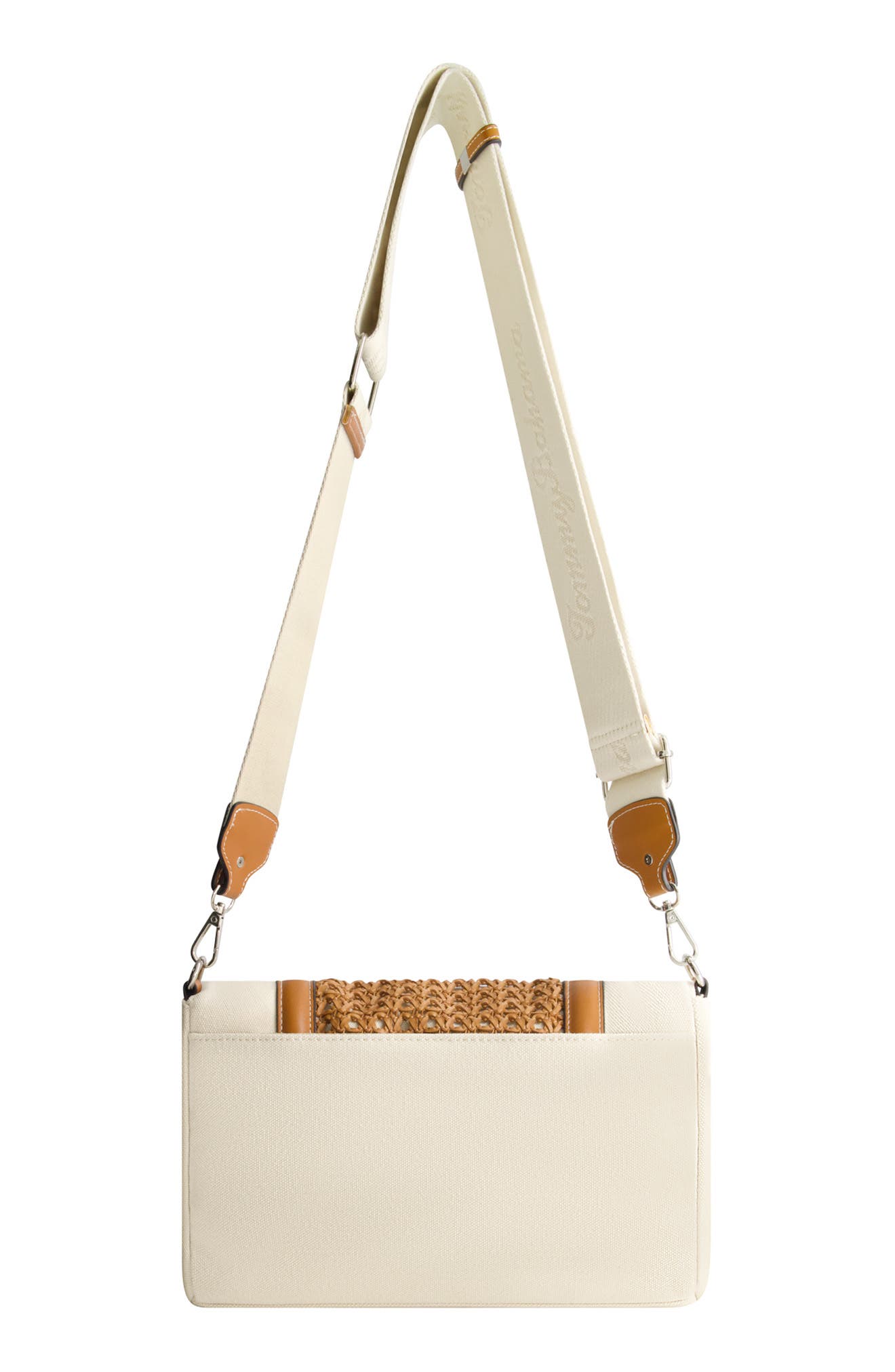 Tommy Bahama Woven Flap Crossbody Bag, Alternate, color, Brown