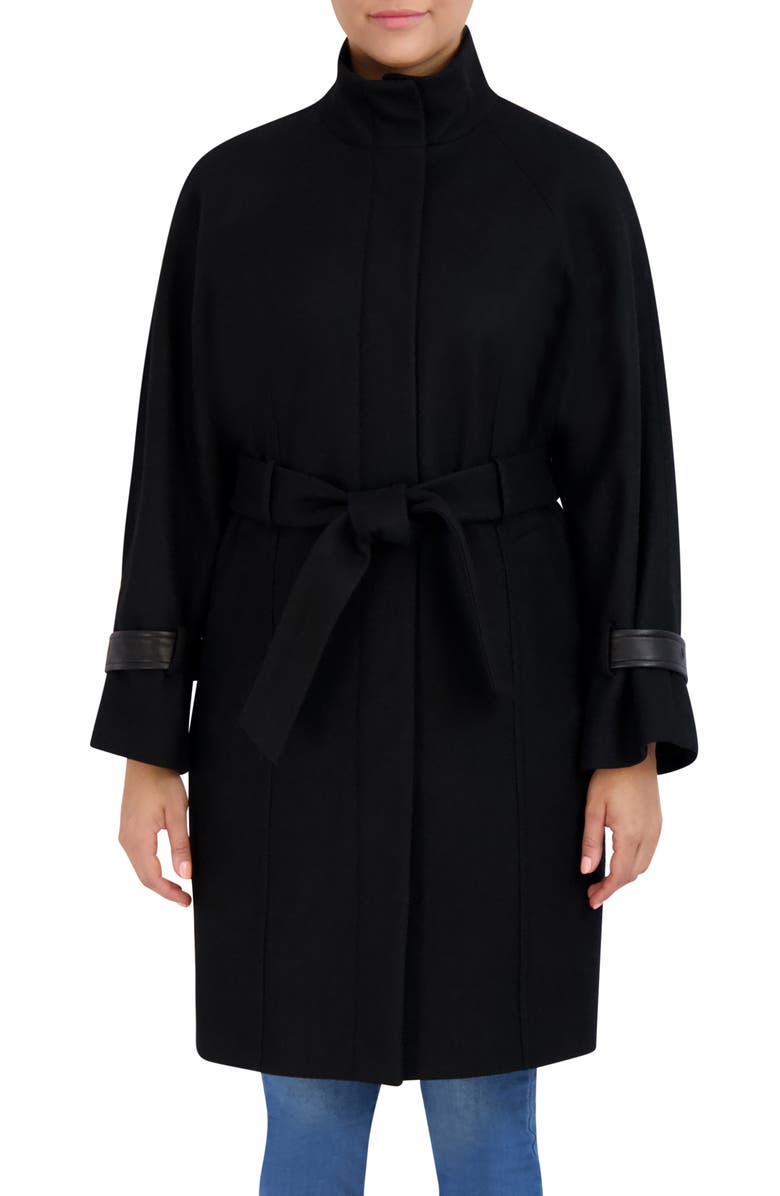 Cole Haan Melton Belted Coat, Alternate, color, 