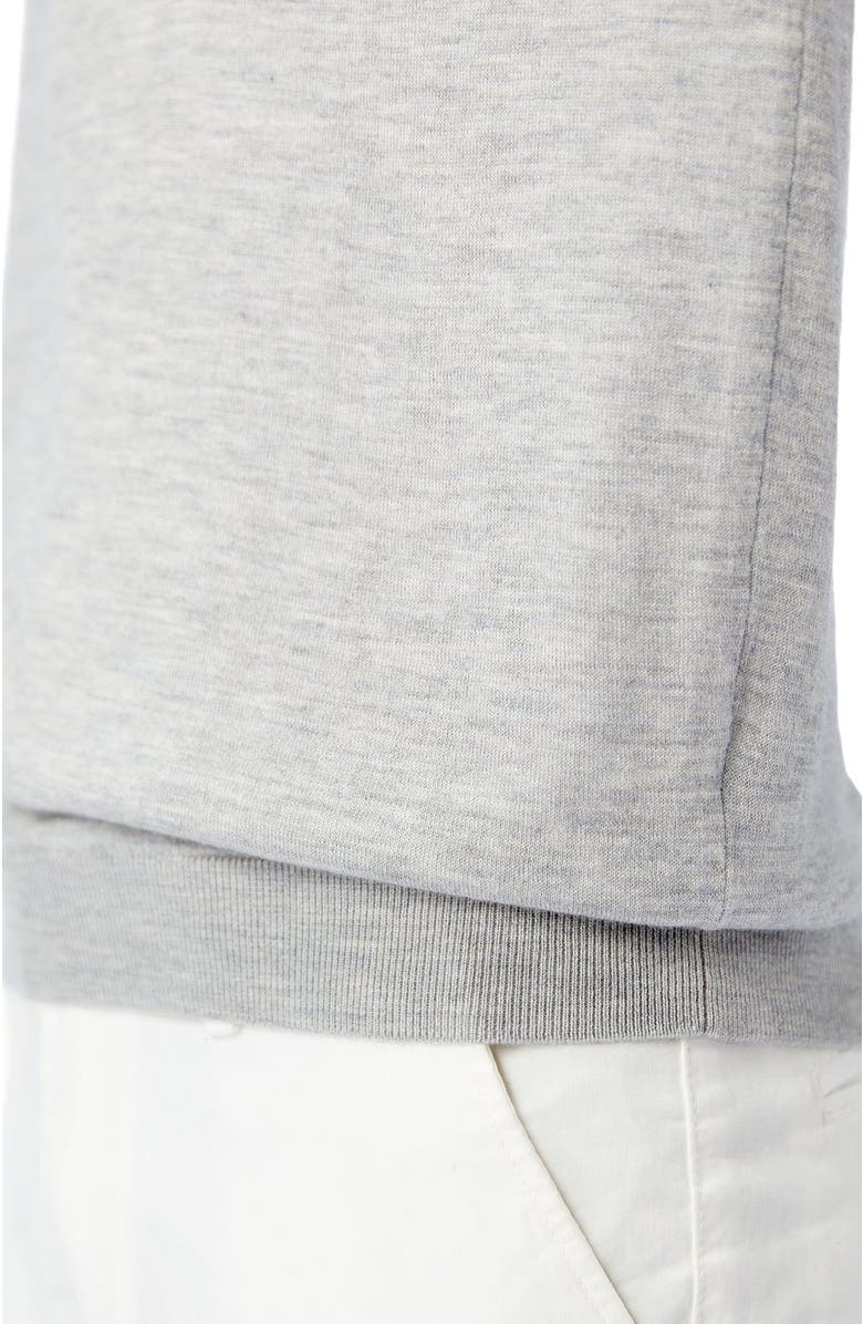 GOBI Mongolian Cashmere Men's Cashmere Silk Polo, Alternate, color, Vapor Blue