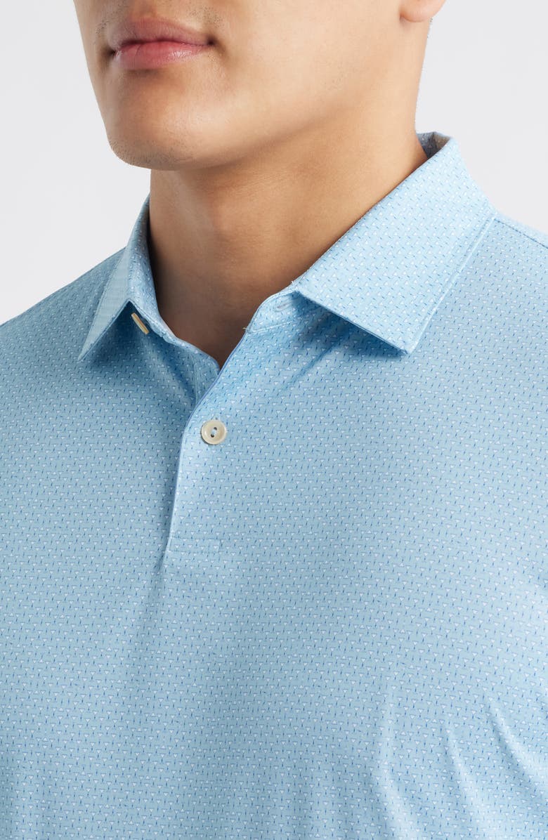 Peter Millar Martinis Featherweight Performance Polo, Alternate, color, Seaflower