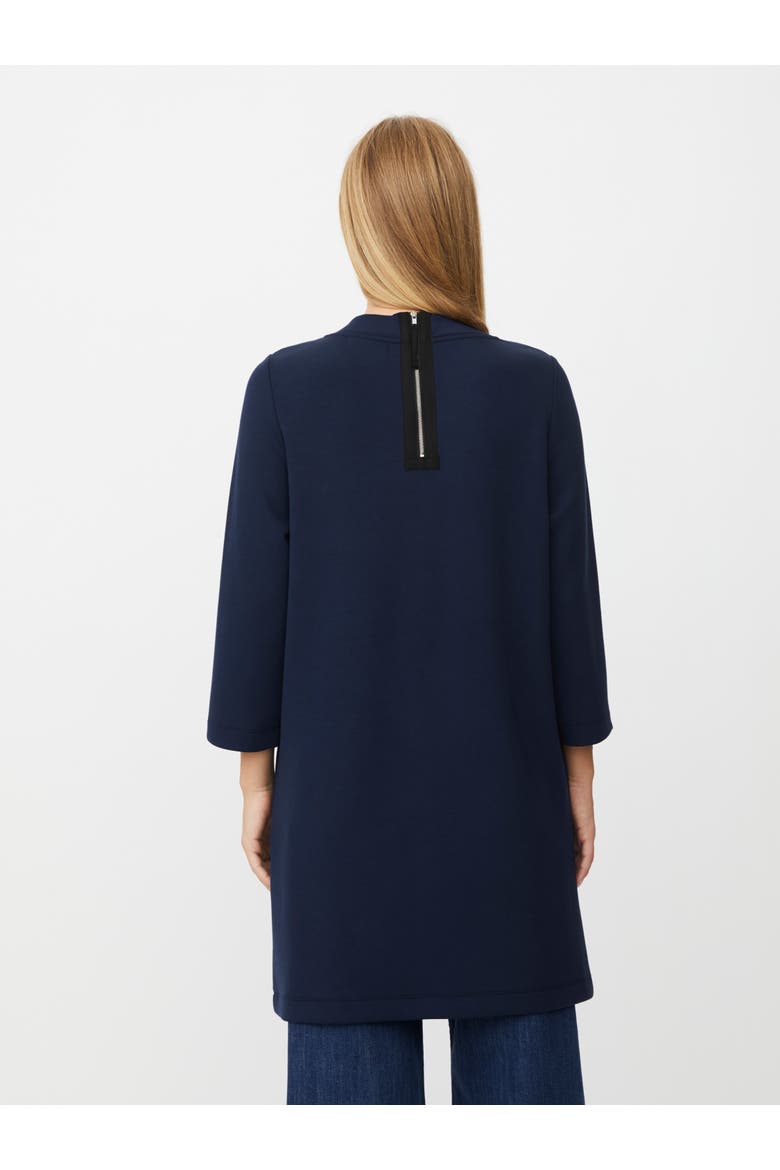 Goldine Round Neck Tunic Dress, Alternate, color, Navy Blazer