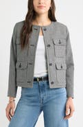 Caslon® Houndstooth Lady Jacket