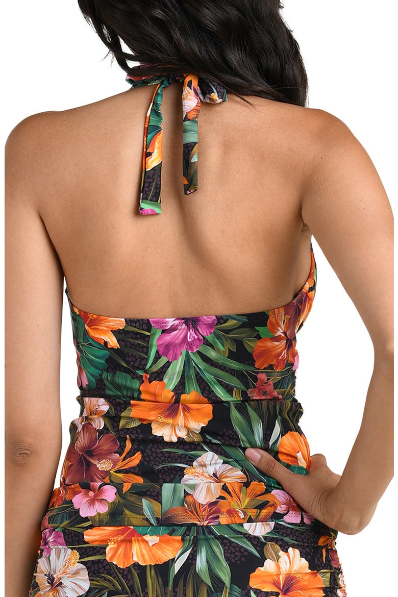 Tropical Hideaway Halter Tankini, Alternate, color, TROPICAL MULTI