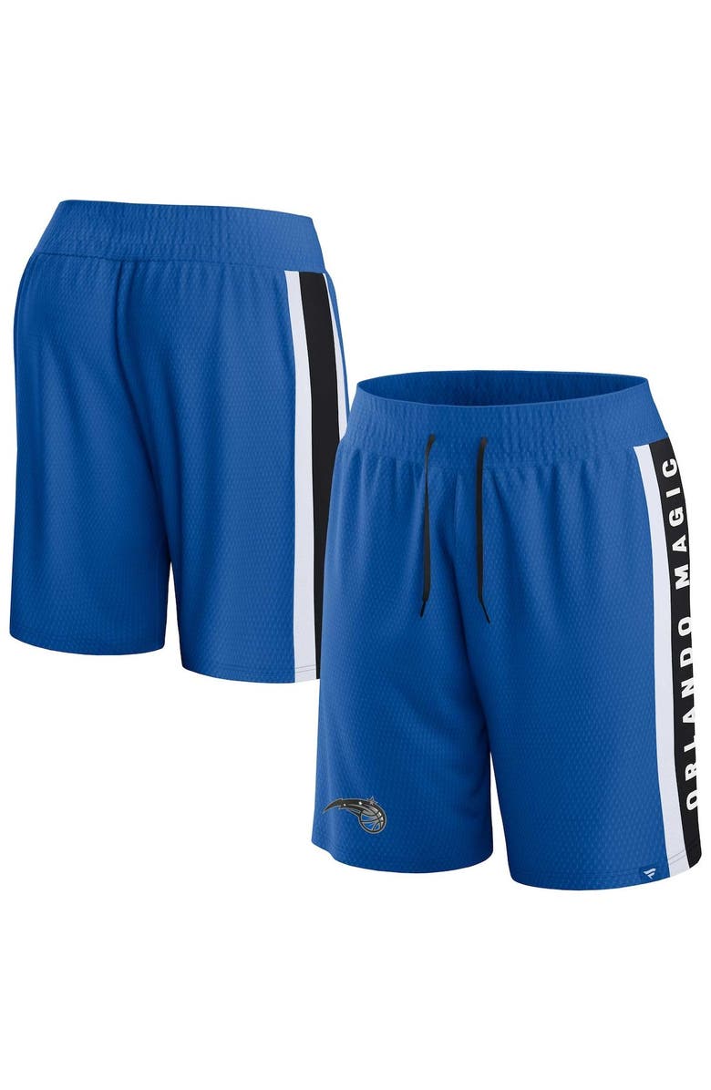 FANATICS Men's Fanatics Branded Blue Orlando Magic Referee Iconic Mesh Shorts, Main, color, Blue