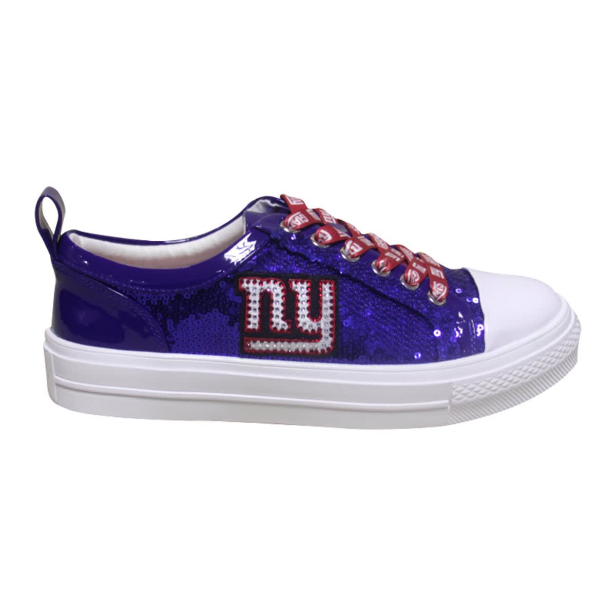 CUCE Women's Cuce Royal New York Giants Team Sequin Sneakers, Alternate, color, Royal