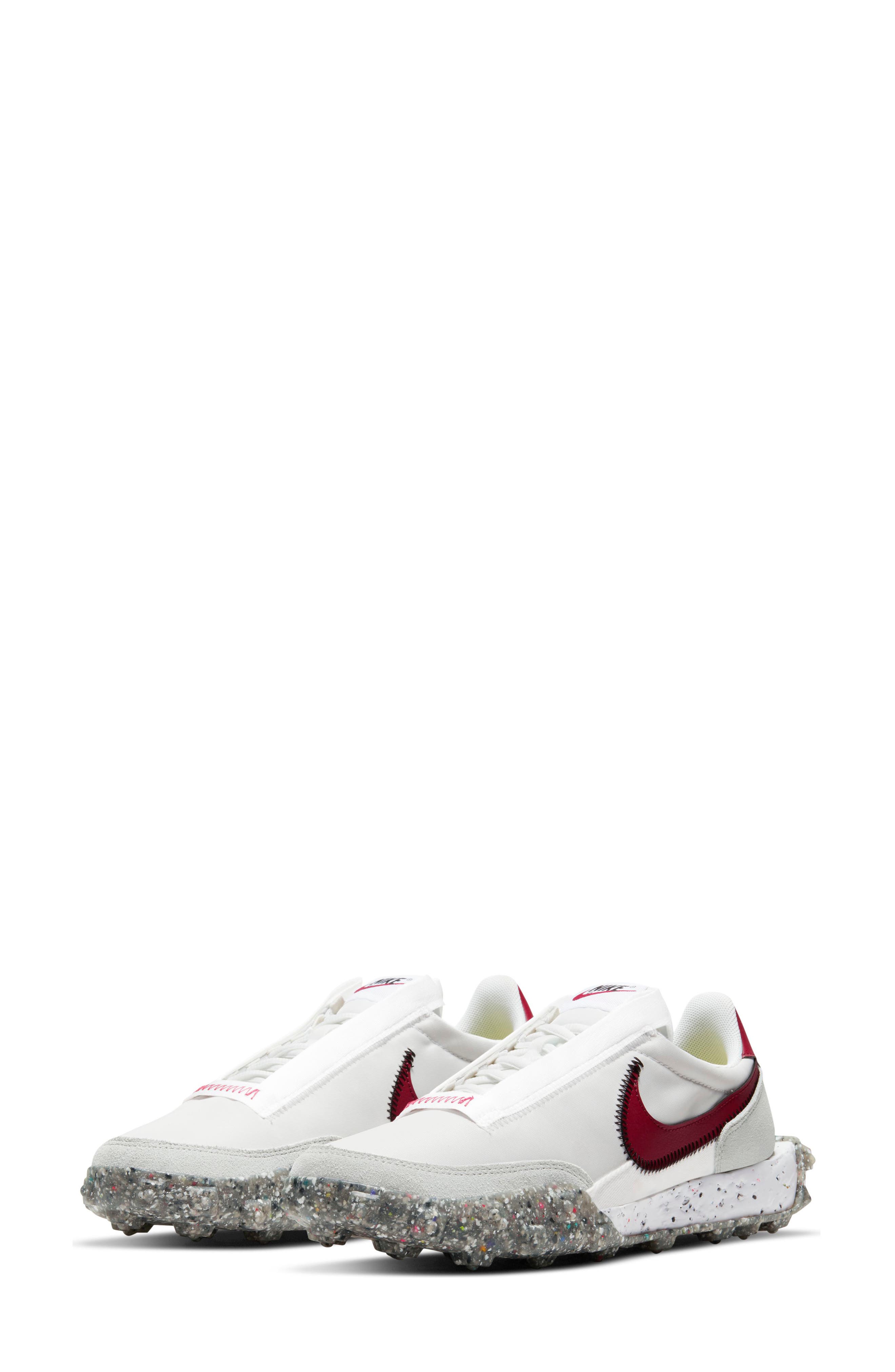 Waffle Racer Crater Sneaker, Main, color, WHITE/ RED/ PHOTON DUST/ BLACK