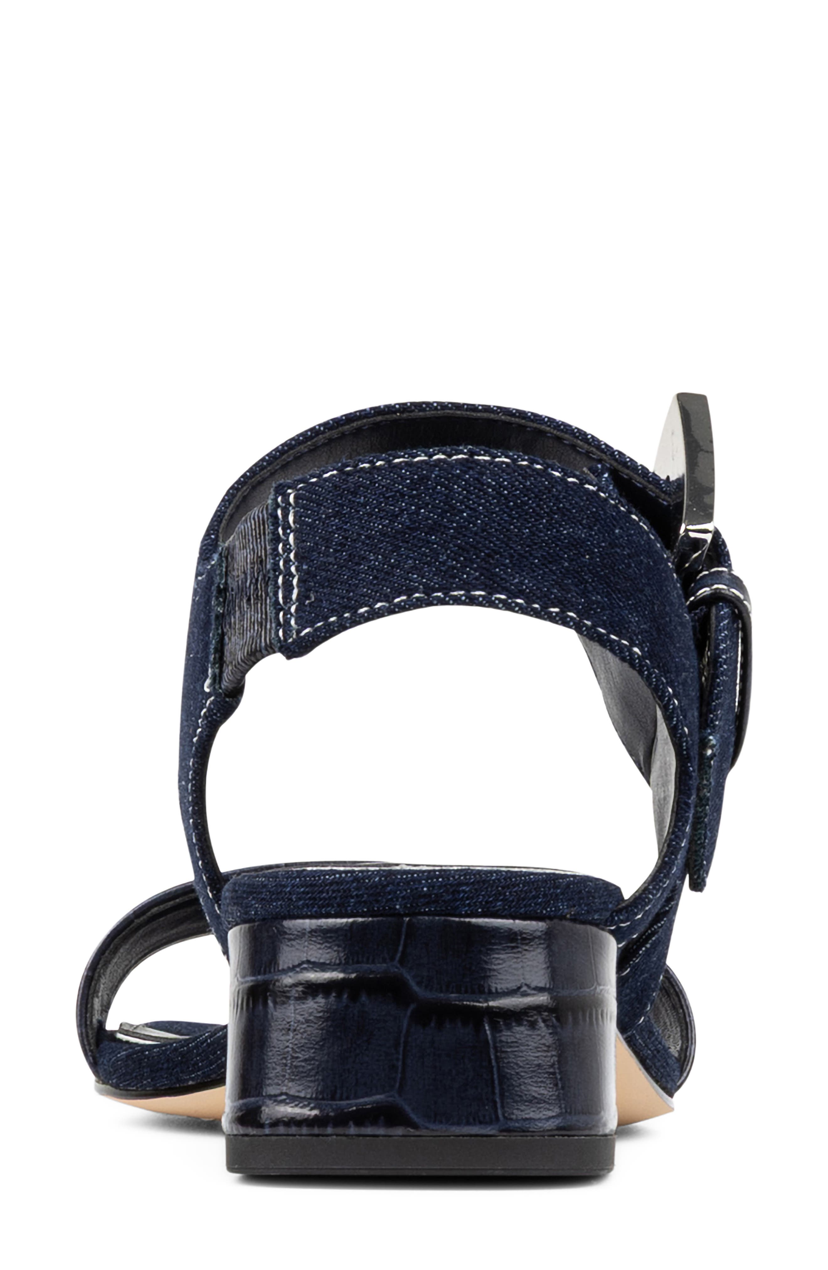 Vixi Ankle Strap Sandal, Alternate, color, INDIGO