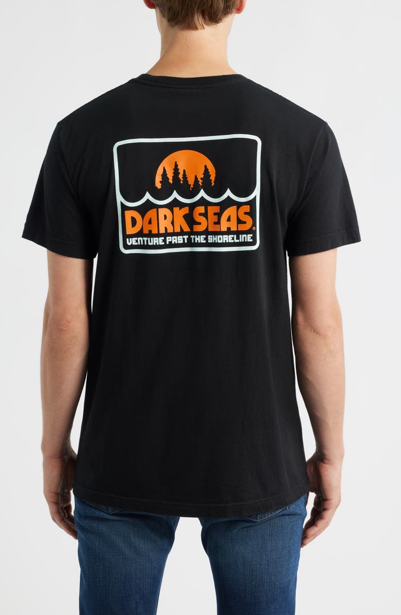 DARK SEAS Trail King Cotton Graphic T-Shirt, Alternate, color, Black