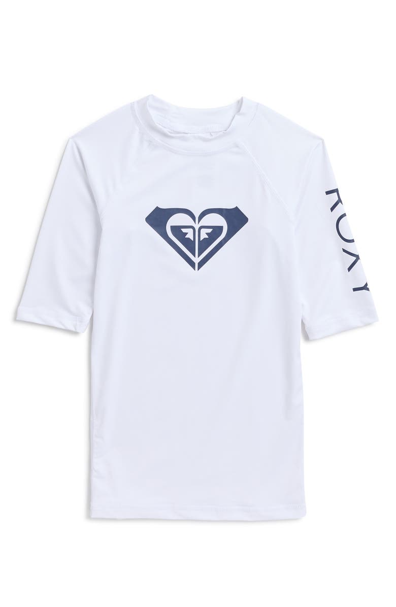 Roxy Kids' Whole Hearted Long Sleeve Rashguard, Main, color,