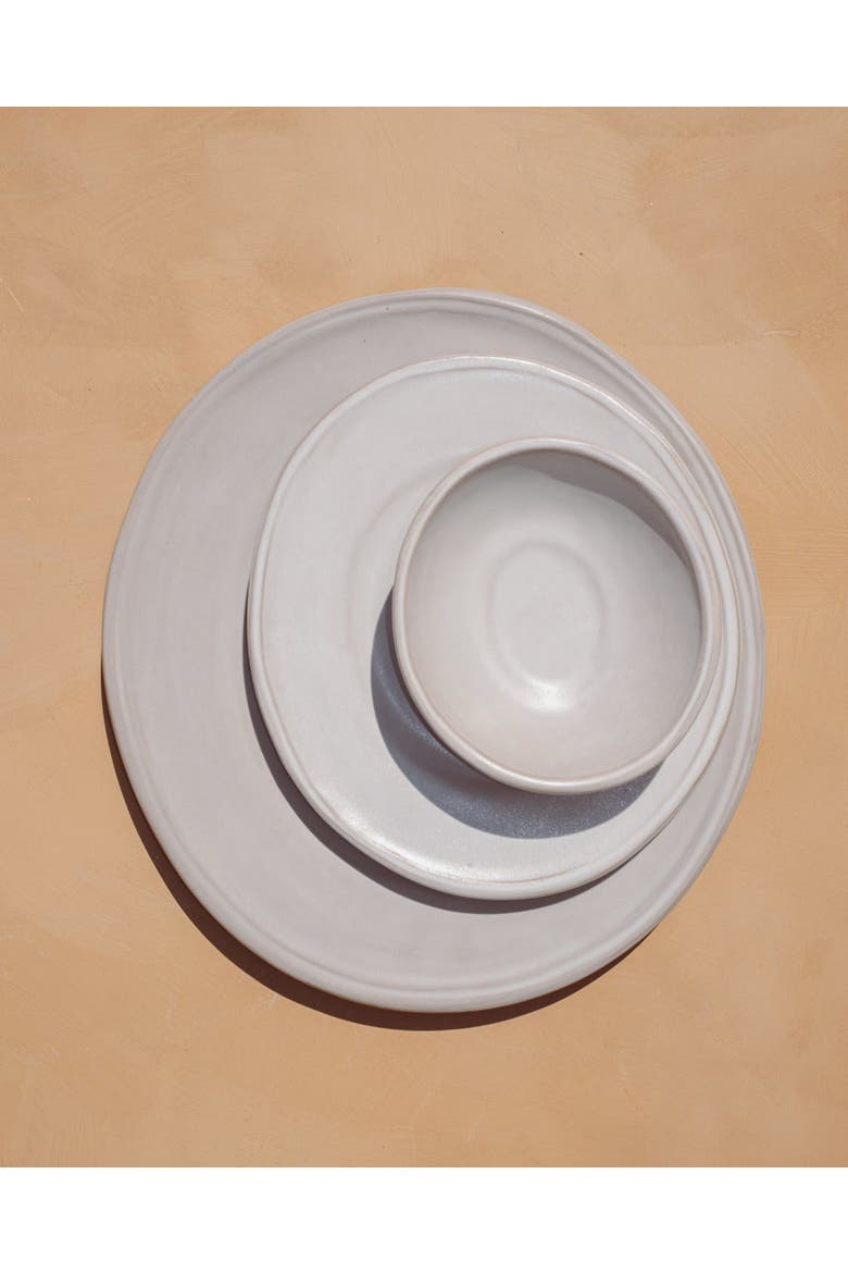 Cloud Oval Dinner Plate - Set of 4, Alternate, color, Grey