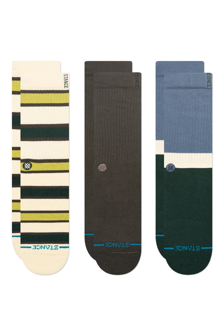 Devon Stripe Drew Sock, Main, color, PINE
