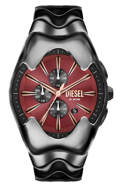 Mercurial Two-Tone Tonneau Chronograph Bracelet Watch, 45mm x 28mm